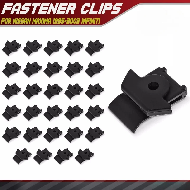100Pcs OEM Panel RangeFender Liner Clip Nylon U Nut #10 Screw Grommet For Infiniti EX35 FX35 Nissan 350Z Maxima 6384835F00