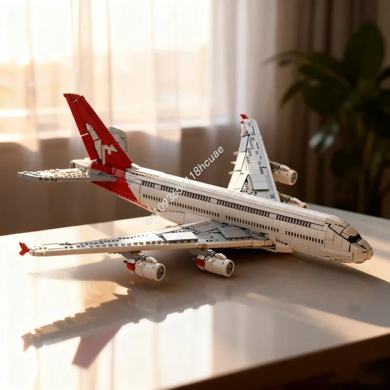 3745 pièces MOC Qantas Airbus créateur expert modèle blocs de construction Architecture bricolage cadeaux de noël idée éducation brique jouets enfants
