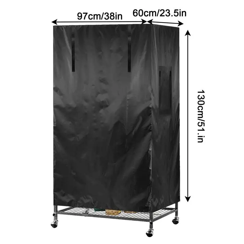 Bird Cage Cover 51 X 38 X 23.5 In Birdcage Cover Durable Breathable Washable Material Pet Removable Durable Protector images - 6