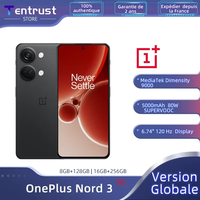 Global Version  OnePlus Nord 3 5G 8GB 16GB RAM MediaTek Dimensity 9000 120Hz Super Fluid AMOLED Display 80W SUPERVOOC Charger