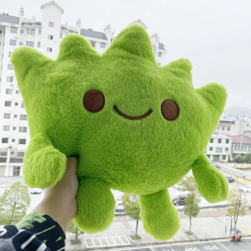 30CM Green Seaweed Plush Toy Cute Plant Plush Throw Pillow Soft Decoration Animation Doll For Children's Birthday Christmas Gift