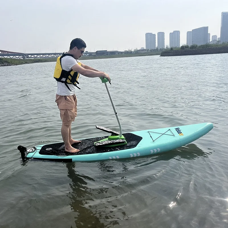 

standing paddle board water bike solo water pedal bike SUP board water surfboard