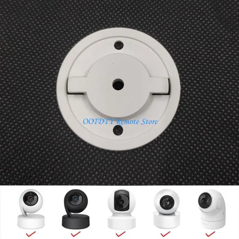  Security Camera Mount Bracket ABS Indoor Outdoor Wall Mount Bracket with Screws for CCTV Security Dome Camera - Image 6