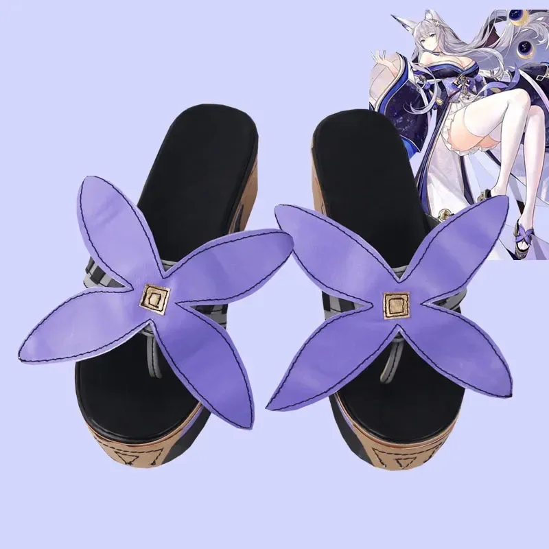 wiwiwi 123RealCos Sangonomiya Kokomi Shoes With Cute Bowknots Game Genshin Impact Cosplay Prop Halloween Carnival Boots - view 2