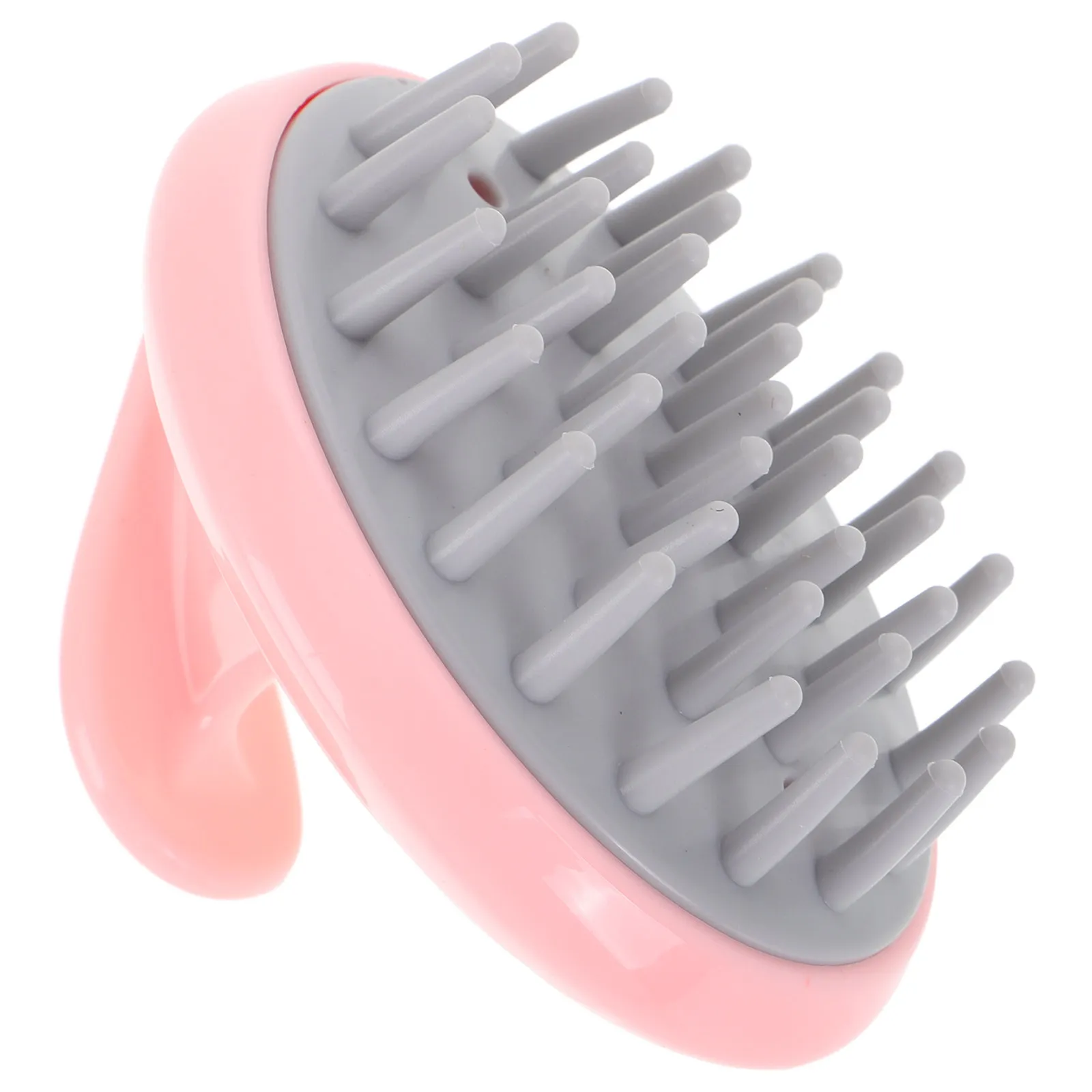 

Массажер для кожи головы, электрическая щетка для волос с вибрацией для глубокой очистки и отшелушивающего массажа, розовая щетка для мытья головы