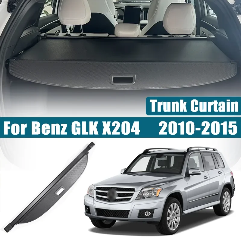 

Car Trunk Curtain for Mercedes-Benz GLK X204 Accessories 220 200 350 2010~2015 Trunk Storage Partition Privacy Interior Parts