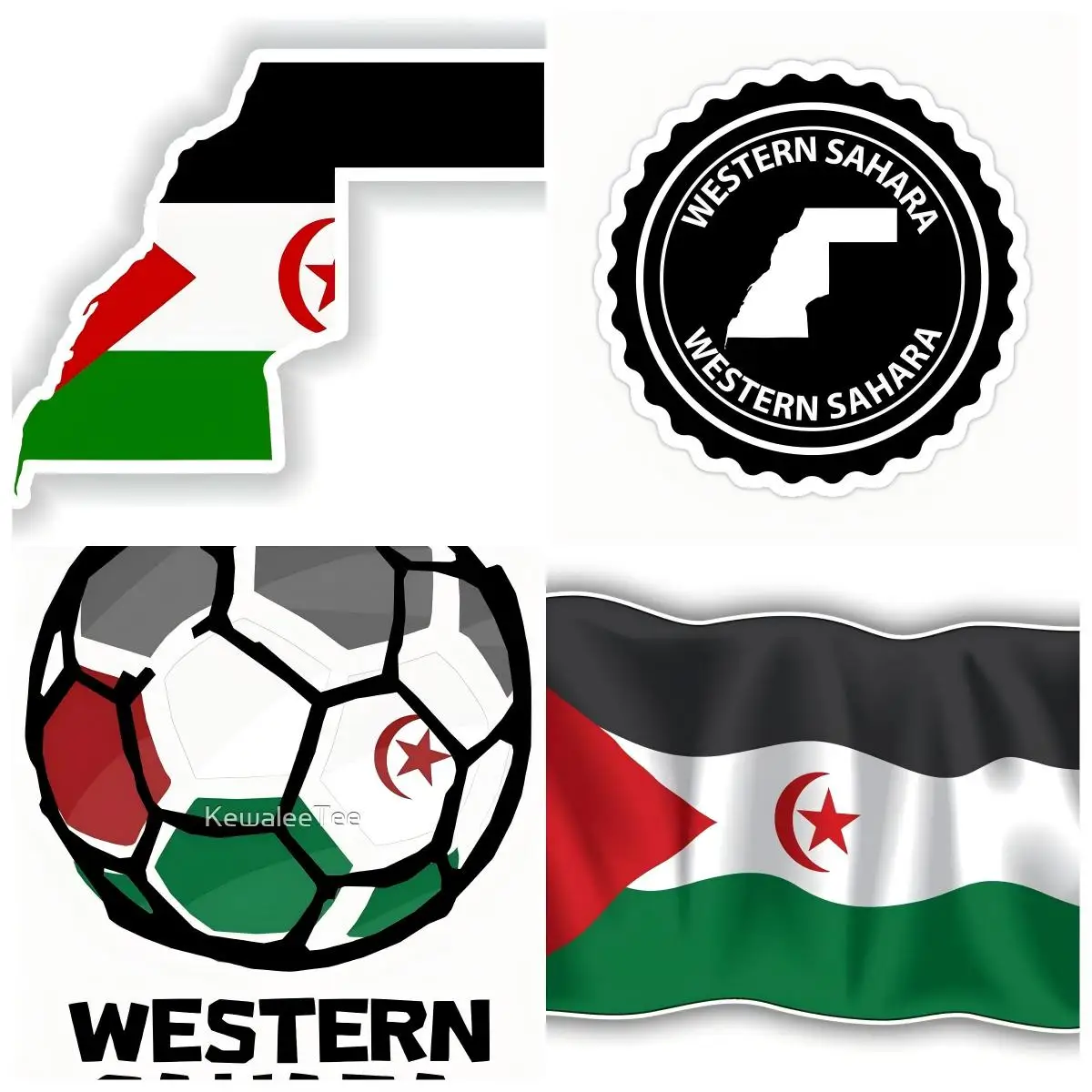 

Western Sahara Map Flag Sticker Vinyl Waterproof Decals Car Graphics Travel Slogan Car Bumper Accsesories