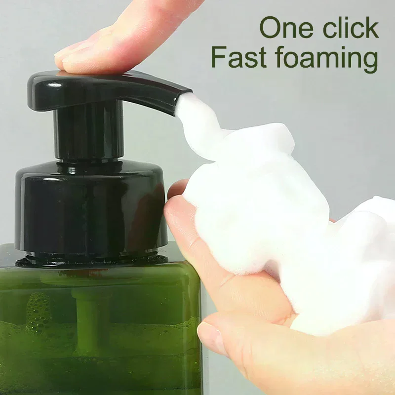 Soap Despenser Portable Foam Pumps Bottle 250/450/650ml Manually Press Soap Foaming Mousses Liquid Shower Gel Bathroom Bottling