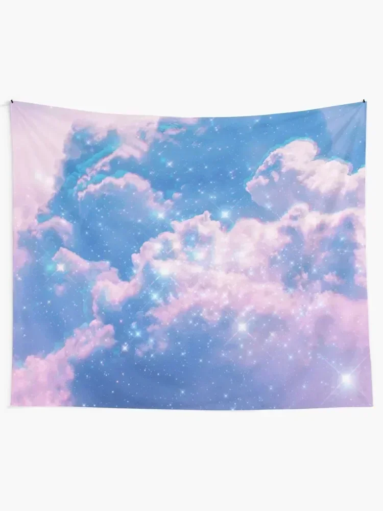 Clouds Aesthetic Glitch Tapestry Room Aesthetic Decor For Bedroom Tapestry