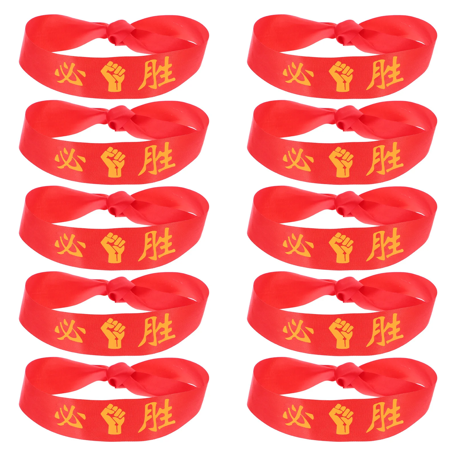 

10pcs Headbands Sports Game Wide Ribbon Samurai Headband Victory Hair Band for Women Men Gym Basketball Sweatbands