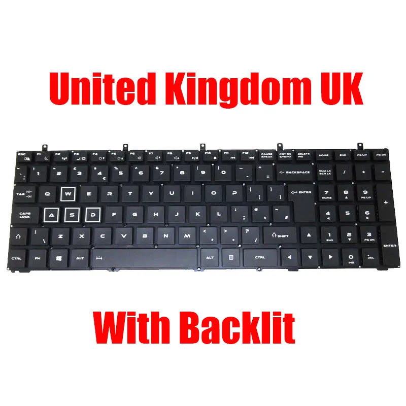 UK JP Laptop Keyboard For Quanta NL8 NL8B NL8C NL8E NL8K NL8H MP-13H86GBJ920 AENL8E00010 Japanese United Kingdom Black New