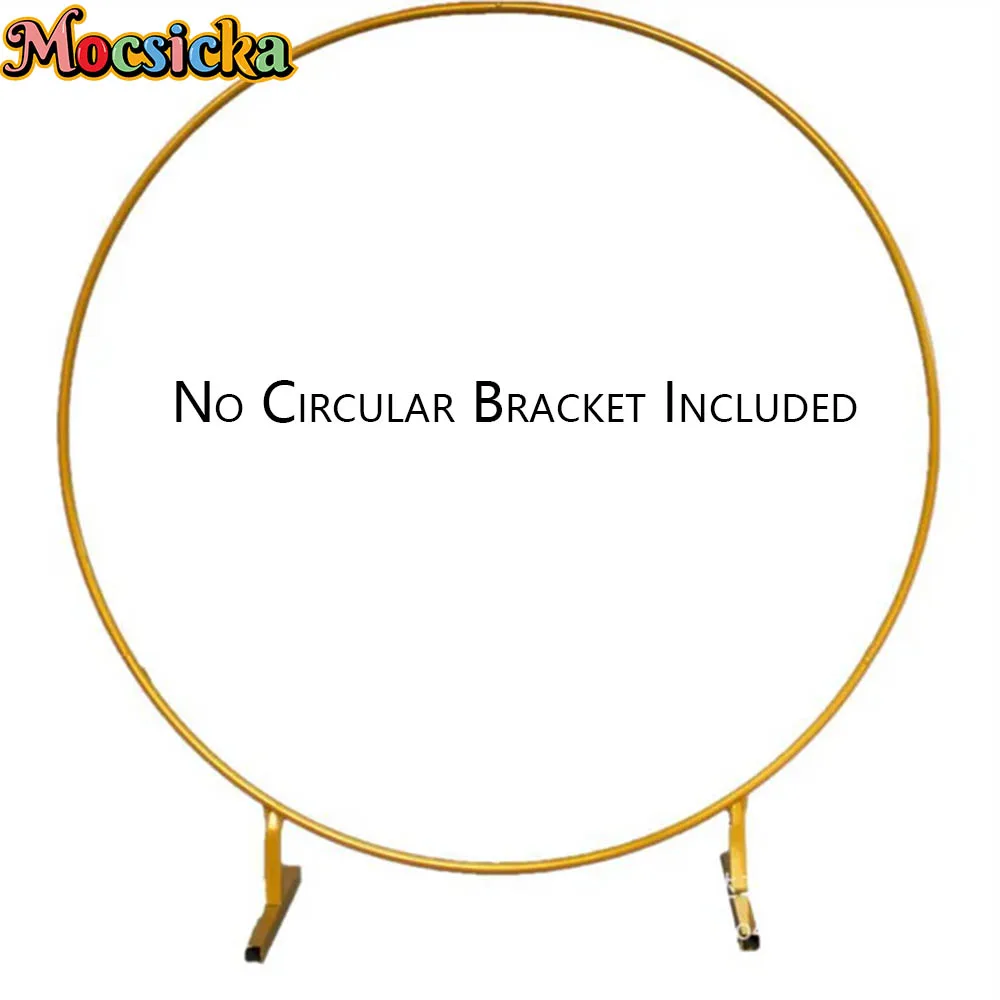 Mocsicka Round Circle Cover Your Name Custom Decoration Backdrop Bridal Shower Cake Smash Newborn 1st Birthday Party Photoshoot