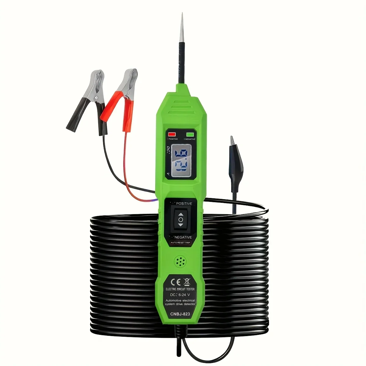 Smart Car Circuit Tester 823, with Led Voltage Display - USB Powered, Compatible with 3.5-36V Dc Vehicles