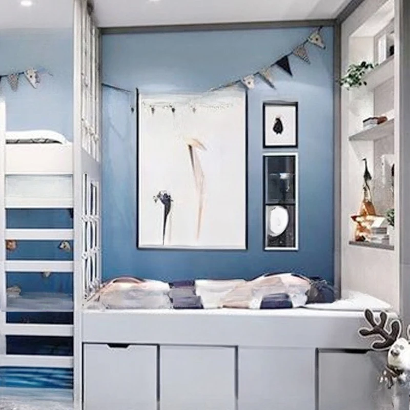 Secret base bed, bunk bed, climbing game house