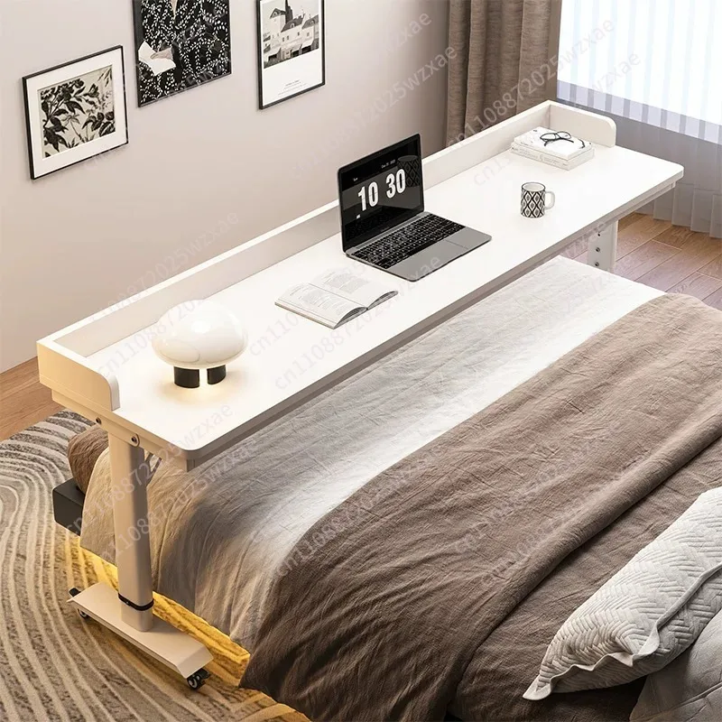 Removable, lazy cross bed table, balcony, computer, bedroom, against the wall, study, end of bed, liftable, long table