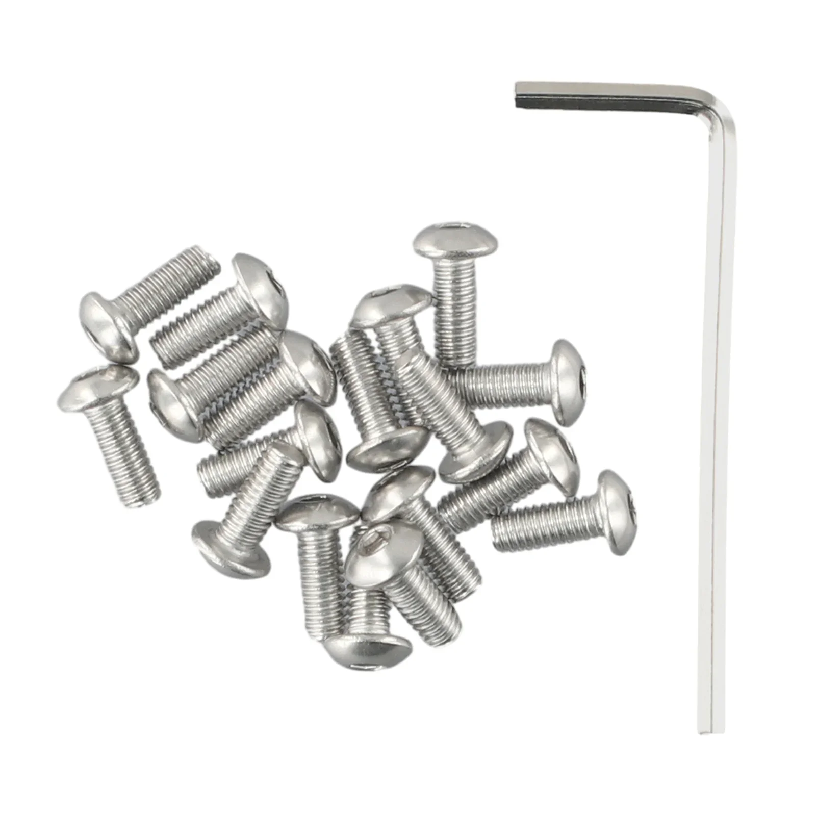 18pcs Electric Scooter Bottom Cover Steel Screws Fit For NINEBOT Max G30 10*4mm Electric Scooter Bottom Plate Screws Parts