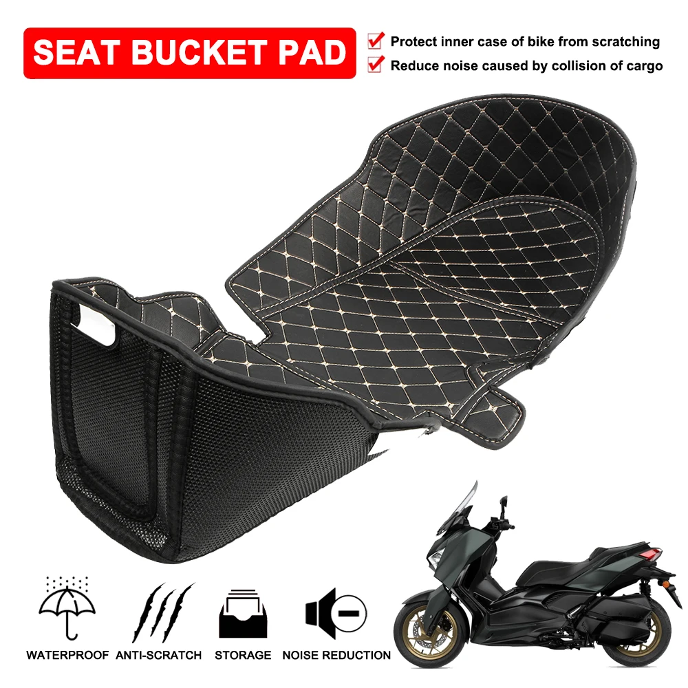 

Motorcycle Seat Bucket Pad Storage Box Liner For YAMAHA XMAX300 XMAX400 XMAX250 XMAX125 Luggage Trunk Anti-Collision Protector