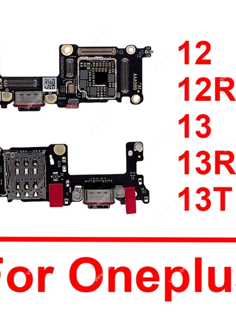 Płytka ładowania USB do OnePlus 1+ 12 12R 13 13R 13T, moduł ładowania USB, port ładowania USB, taśma flex, złącze do naprawy — zdjęcie produktu 7