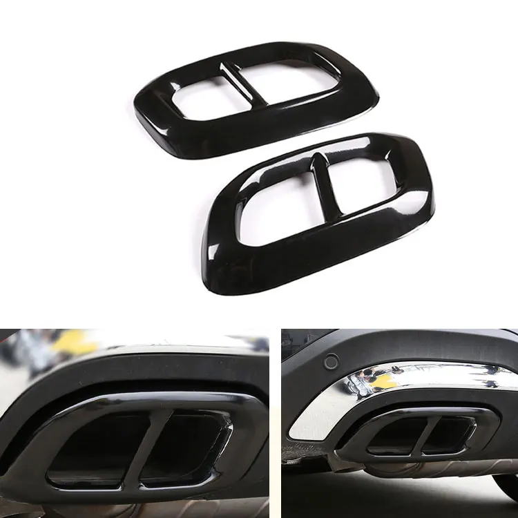 

Car-styling Glossy Black Rear Exhaust Tail Muffler Pipe Cover Trim For Mercedes Benz GLE350 GLE450 GLC GLS W167 X253 X167 2020