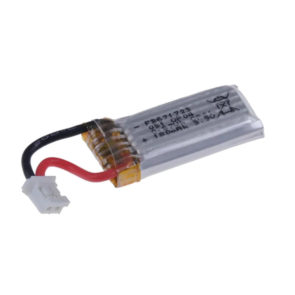 3.7V 180mAh PH2.0 Lipo Battery For Udi i22 Potensic A20 Mini Drone RC Quadcopter Spare Parts 3.7V 751723 Rechargable Battery