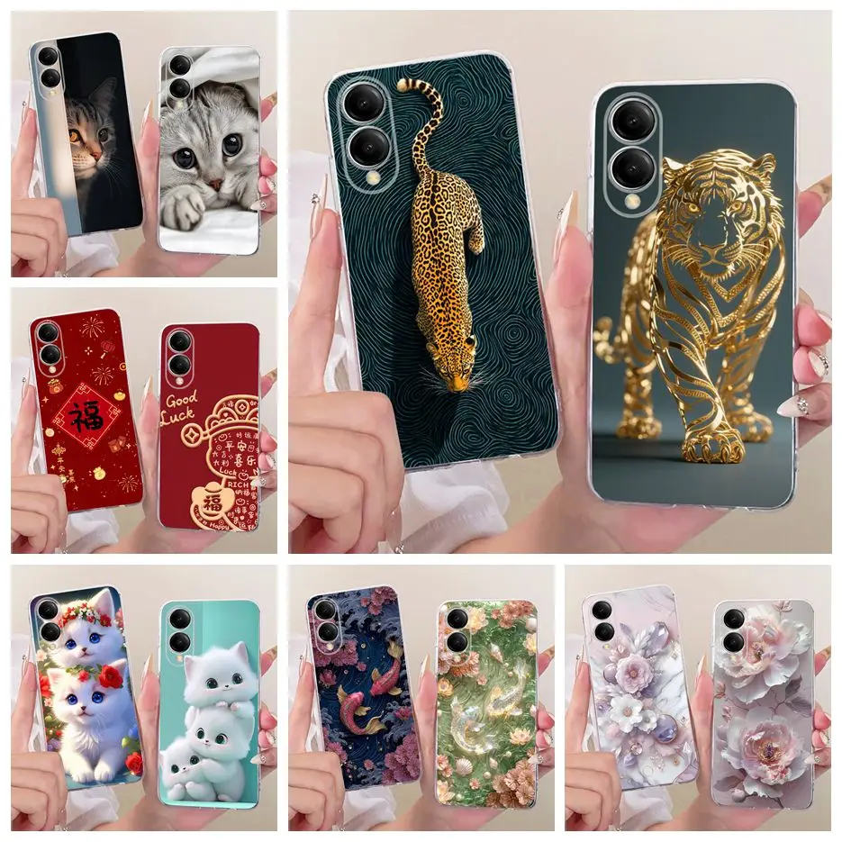 For Samsung Galaxy S25 Edge Case SM-S937B Cool Leopard Tiger Painted Cover Soft Silicone Case For Samsung S25 Edge S25Edge Shell