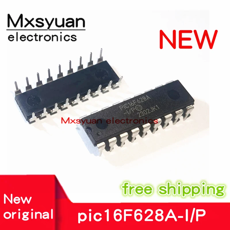 5PCS~50PCS/LOT PIC16F628A-I/P PIC16F628AIP DIP PIC16F628A 16F628A 16F628A-I/P  DIP18 New original In stock