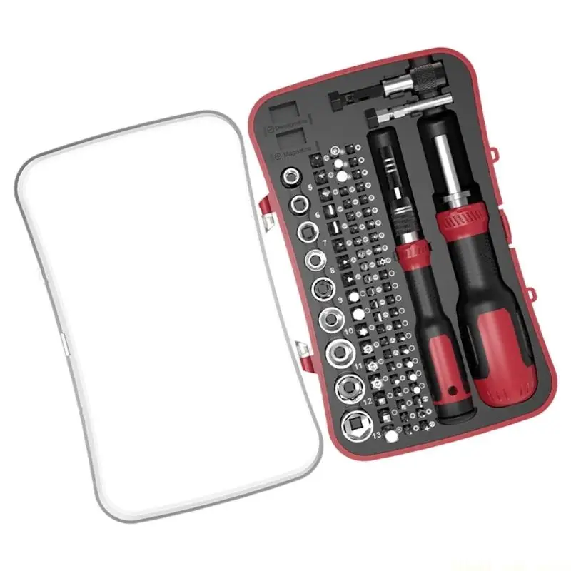 

A2BE Multifunction Ratchet Screwdriver 3 Position Torque Control Nonslip