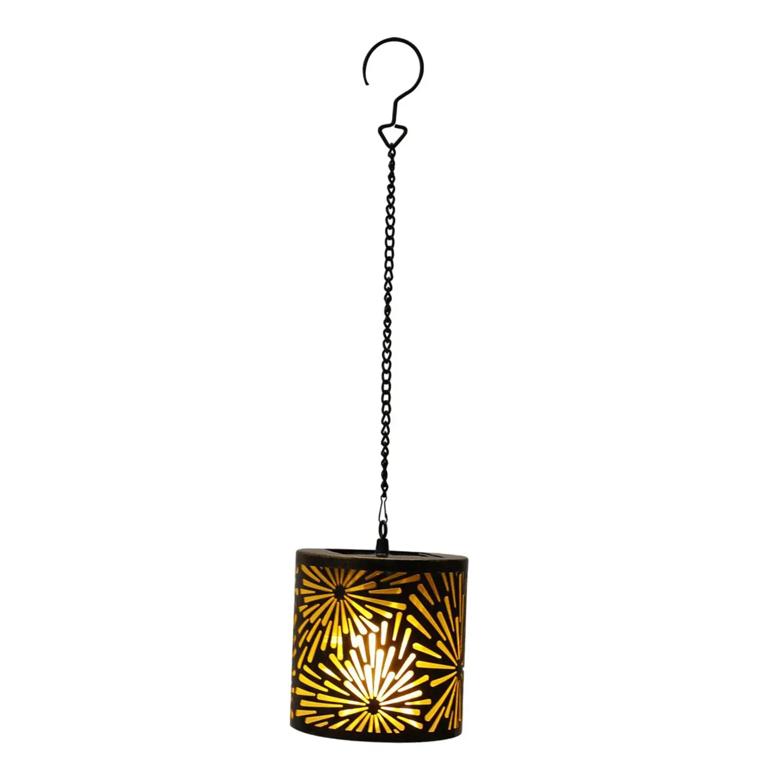 Solar lantern Decorative Waterproof Warm Light for Patio Lawn Outdoor Garden