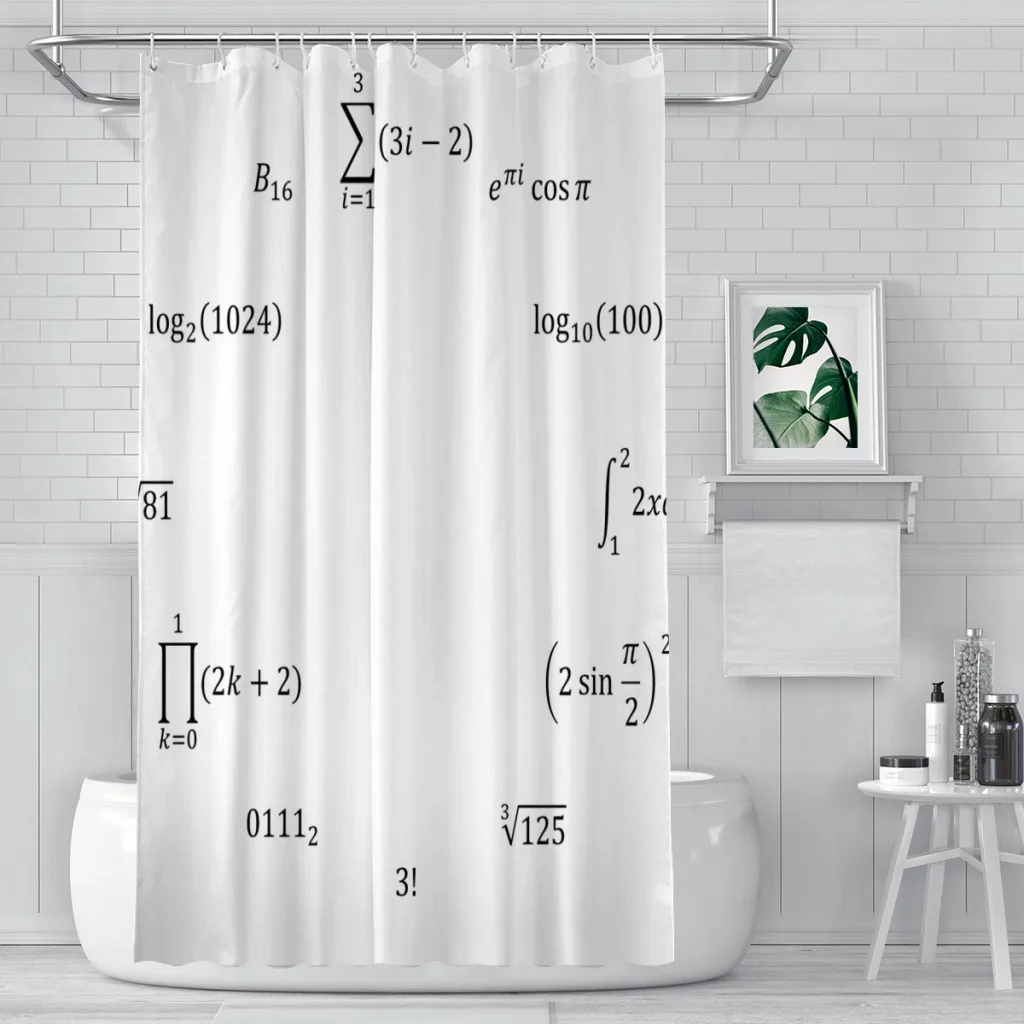 

Math Equations and Notations_RQFHE9 Shower Curtain Bathroom Decoration Shower Curtain Birthday Gift