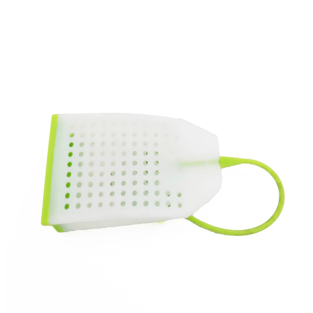

Silicone Tea Strainer Reusable Food Grade Non Toxic Long Handle Easy Clean For Teapot Teacup Mug Tea Party Gift Green