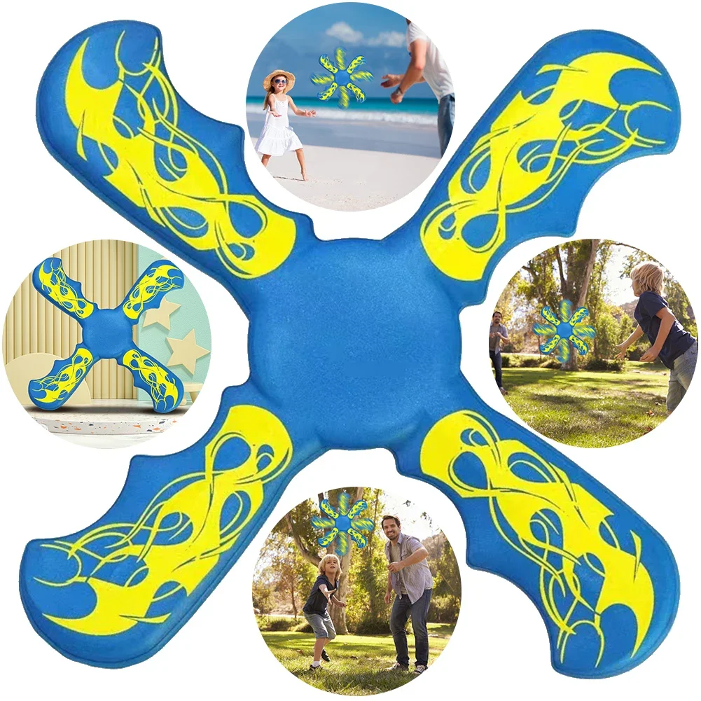 3 Bladed Boomerang Interactive Flying Discs Funny Boomerang Catcher Game Decompression Birthday Gifts for Kids