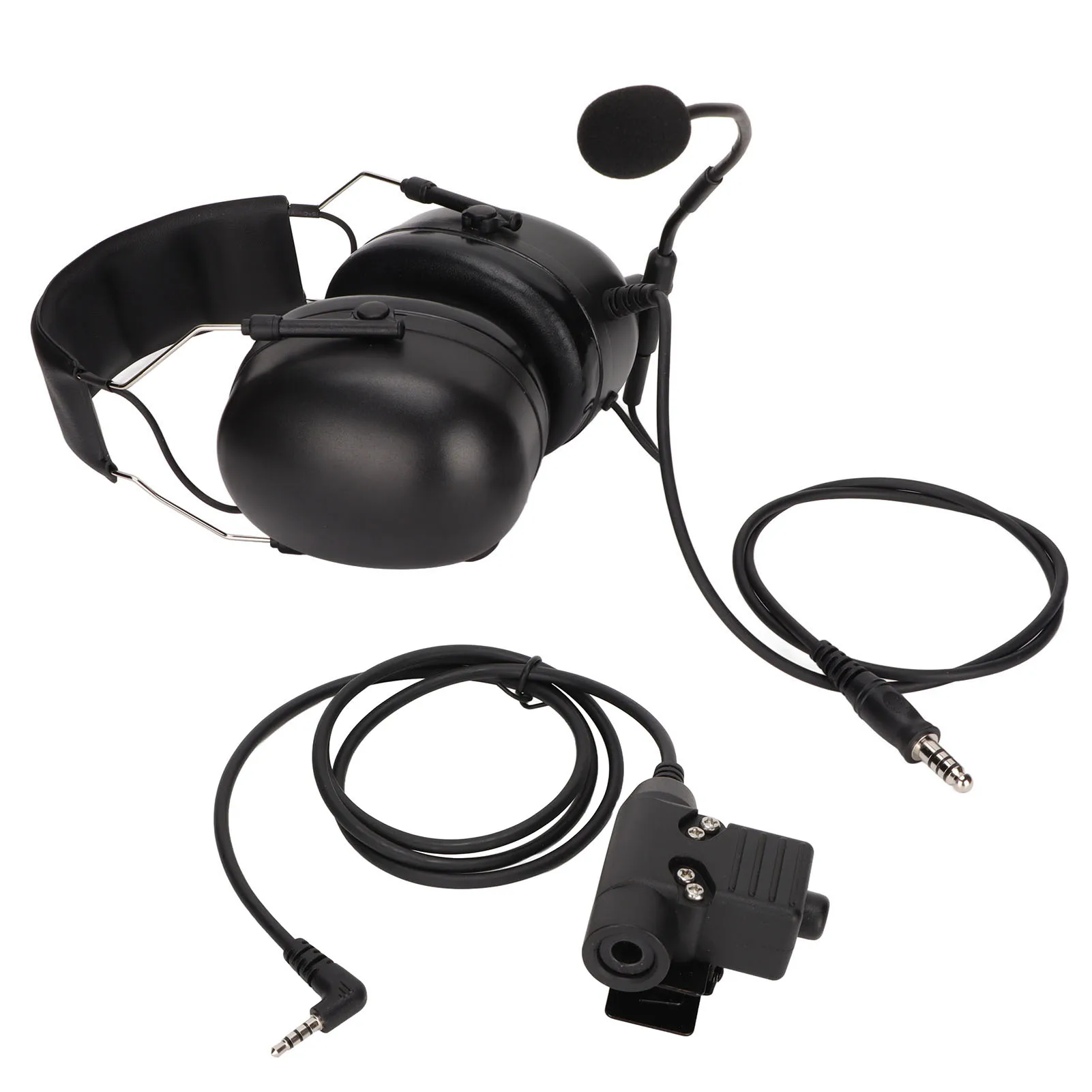 Two Way Radio Earpiece  Radio Headphones Wireless Cancelling Headphones with U94 PTT for Xiaomi 1S/2S Walkie Talkie