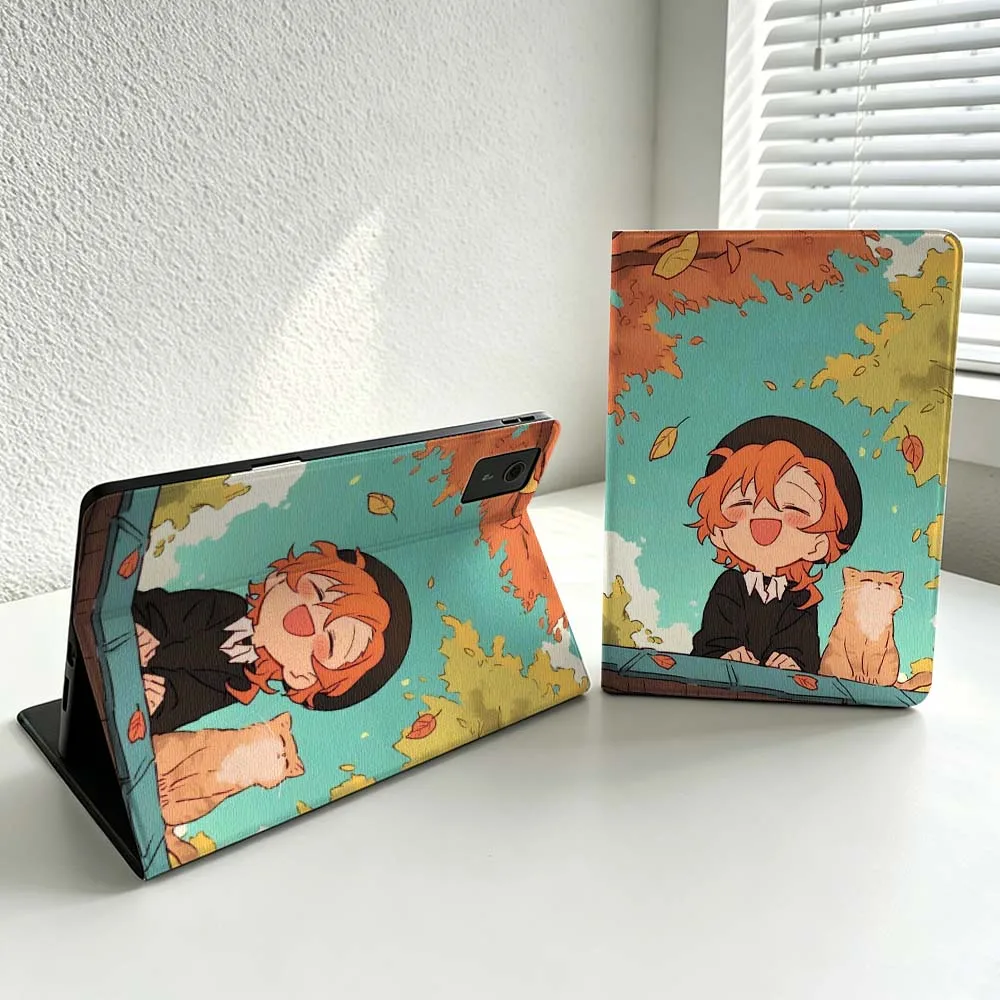 Fun B-Bungo Stray Dogs Anime For Lenovo Xiaoxin Lenovo Tab Pad Pro Plus K11 P12 M10 Legion Y900 Soft Inch Tablet Case Cover