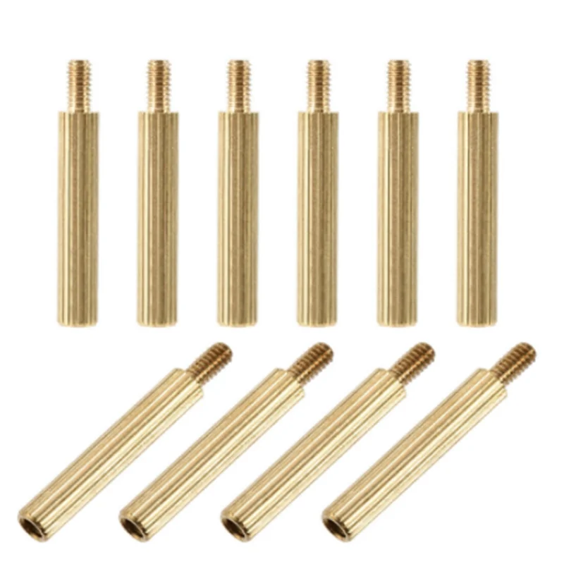 

M2 x 17 mm + 4 mm Male to Female Cylinder Knurled Brass Spacer Standoff