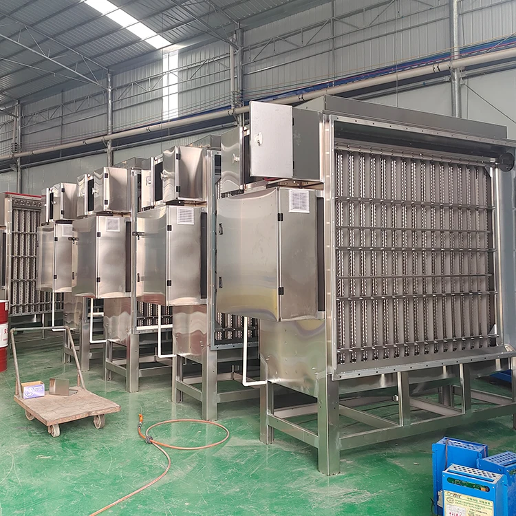 Precipitatore elettrostatico umido Rimozione della polvere di fumi di fumo dal forno di fusione dei metalli Purificatore di fumo resistente alle alte temperature