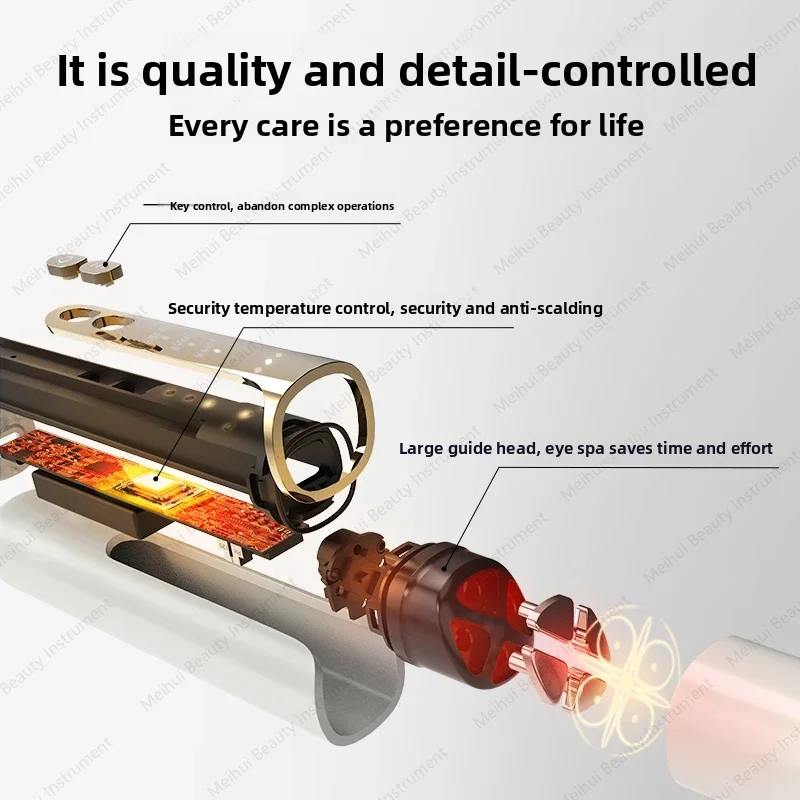 EMS Microcurrent Red Light Eye Heat Compression Eye Massager Lifting and Firming Beauty Device