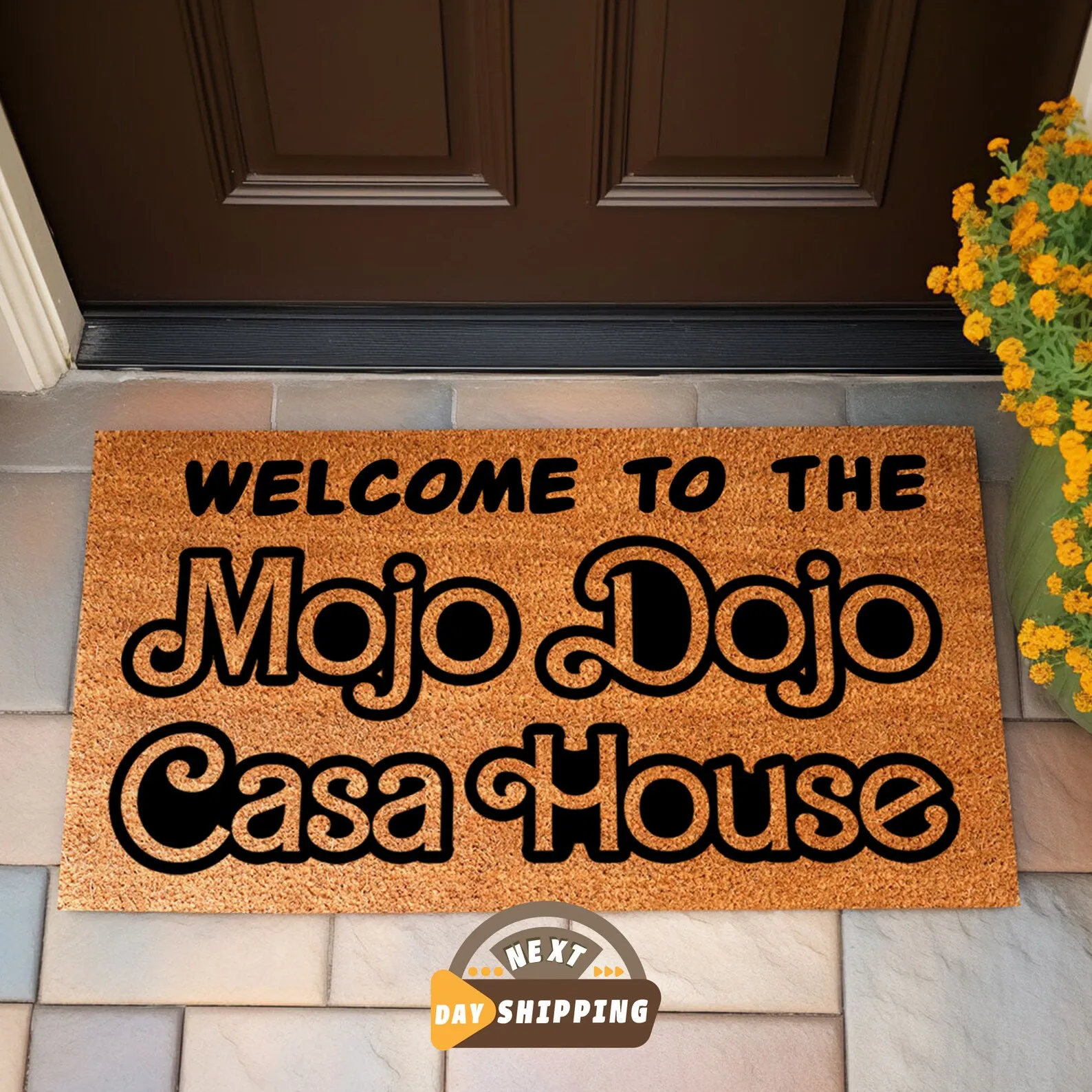 

Personalized Welcome Doormat Cute Font Design Your Name Doormat Personalized Housewaring Gifts Anti-slip Outdoor Porch Doormat