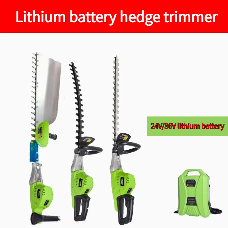 

Cordless Hedge Trimmer Electric Trimmer Pruning Saw Single Edged and Double-edged Rechargeable Hedge Trimmers for Grass