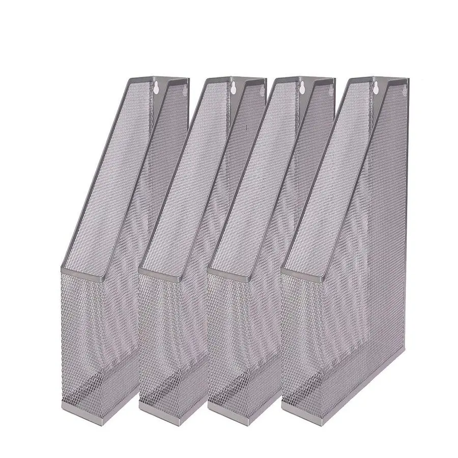Steel Mesh Wall Magazine File Holder for Home amp Office Organization, Serves as a Magazine Rack, Desk Organizer, Letter and Mai