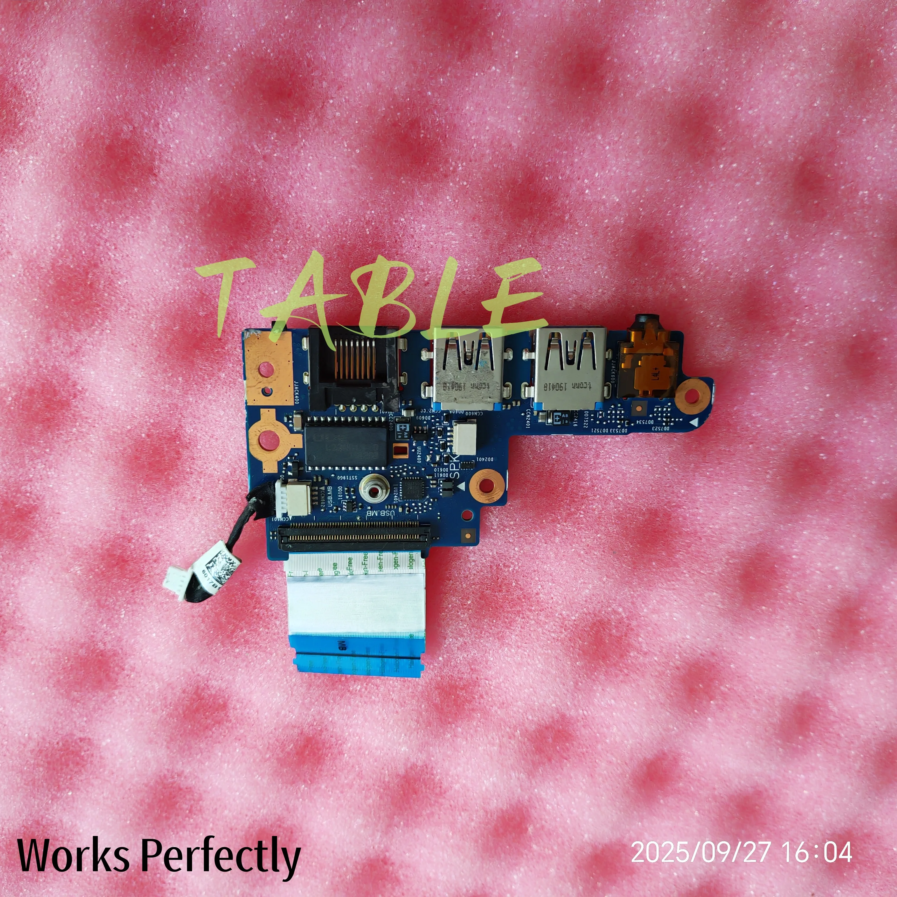 6050A3090101 Original For Acer Predator Helios PH315-52 Laptop Audio LAN RJ45 Ethernet USB Port Board WITH CABLE FREE SHIPPING