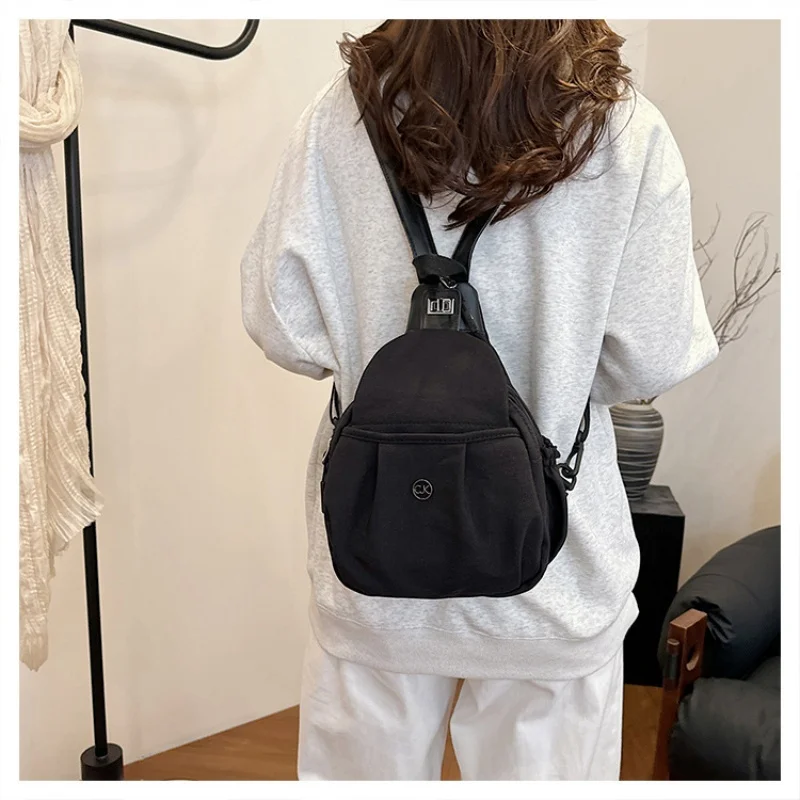 Travel backpack for women 2025 new chest bag, lightweight commuting crossbody bag, dual-use bag, sports hiking backpack