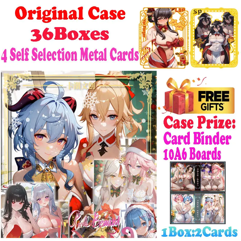 Wholesale 2024 Lastest Kachao Pink Beauty Colored Paper Collection Card Waifu Booster Box CCG TCG Doujin Toys And Hobby Gift