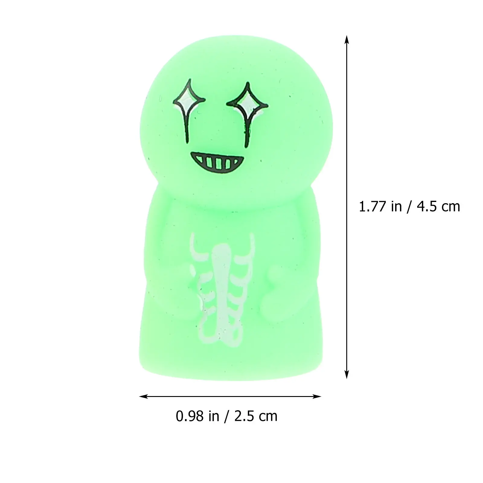 5Pcs Halloween Finger Puppets Set Witch Bat Cartoon Design Tpr Safe Gentle on Skin Ideal for Parties Creative