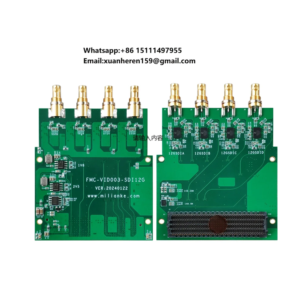 

MLK-VID003-SDI12G 12GSDI 4K Video Card 4-channel Bidirectional FMC