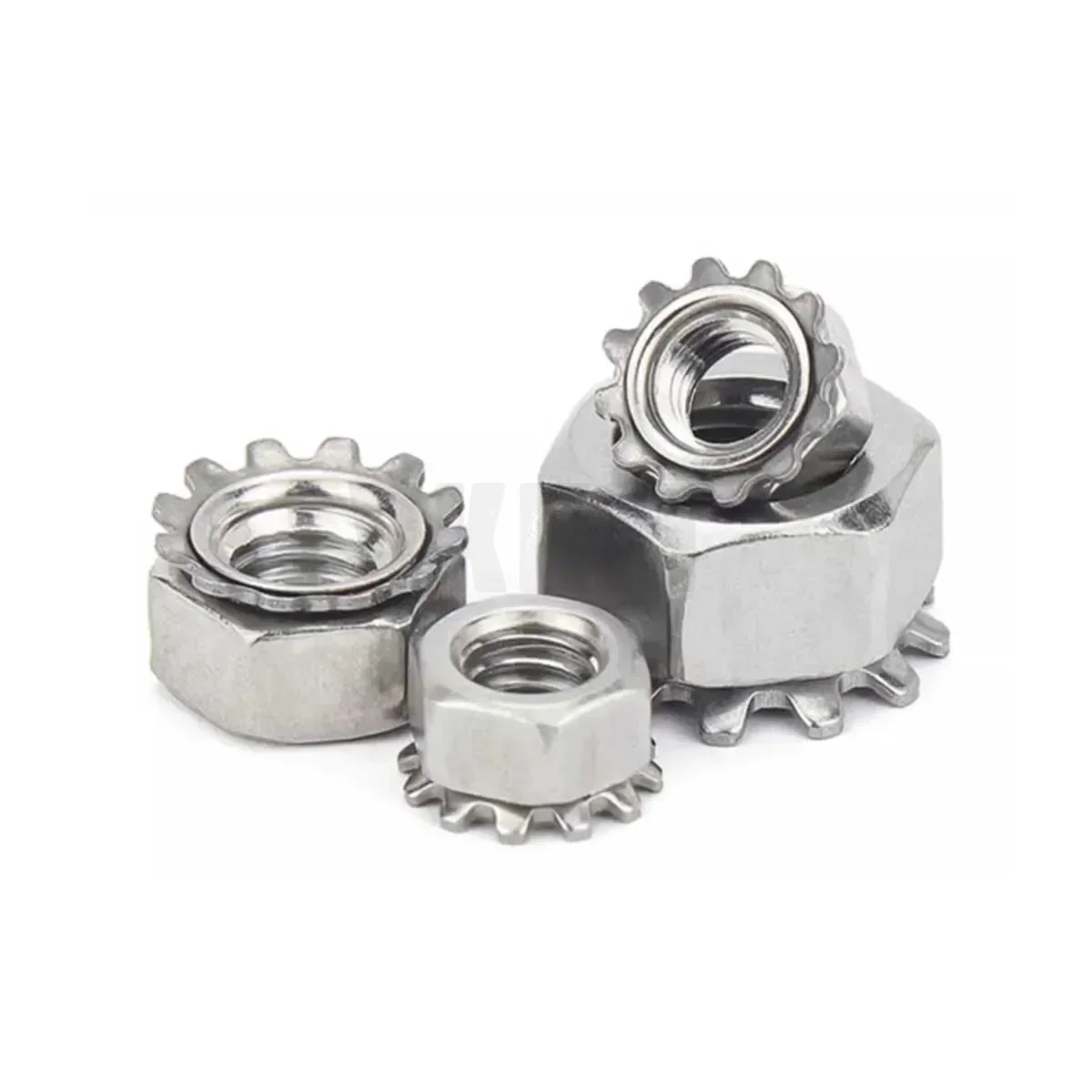 304 Stainless Steel k-Shaped Nut With Toothed Nut M3M4M5M6M8M10