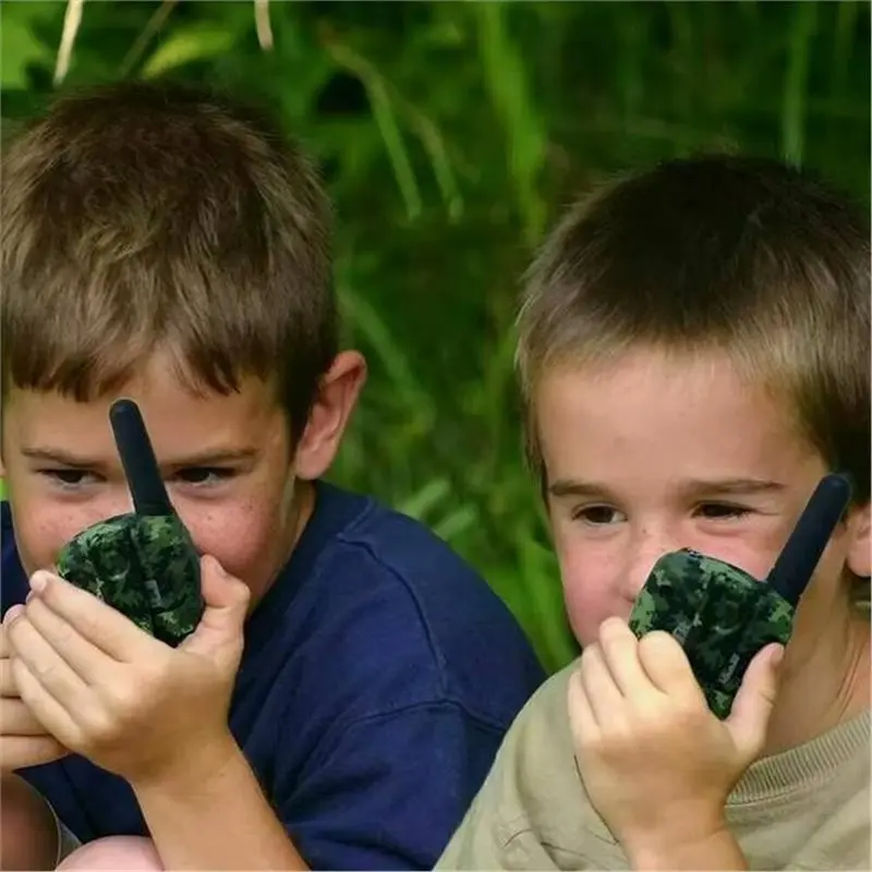 هدية تعليمية للأطفال - جهاز اتصال لاسلكي محمول للأطفال للاتصال الآمن والمرح في الهواء الطلق