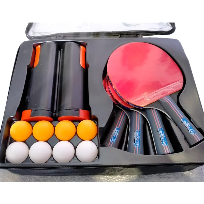 High quality pingpong sets with net and racket and ball table tennis right net