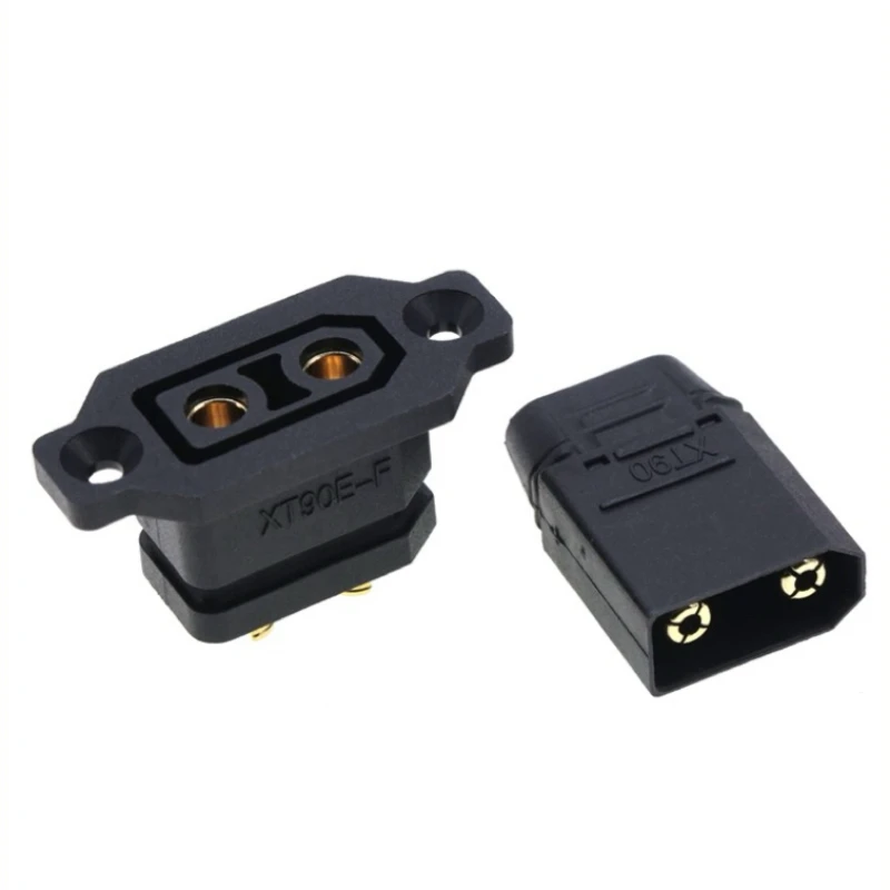 XT90E-F Lithium battery charging port plug with fixed seat XT90 Aircraft model electrical adjustment male female connectors