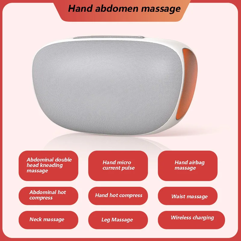 Bianstone automática esfregando barriga artefato ai alum pedra probiótico mão e abdômen massageador