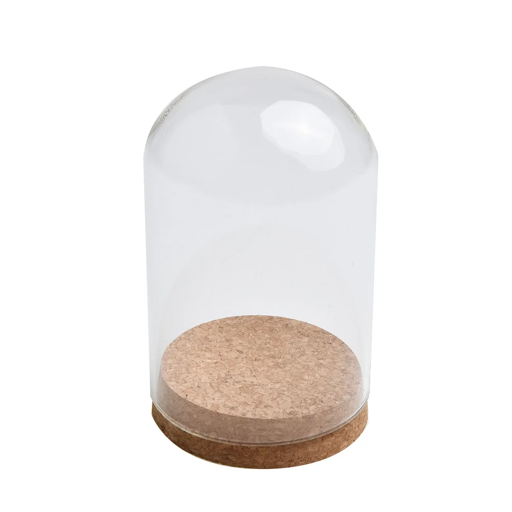 Glass Dome Cover For Flower Succulent Plants DIY Dustproof Covers Case Transparent Bottle Glass Vase Desktop Home Decor Supplies